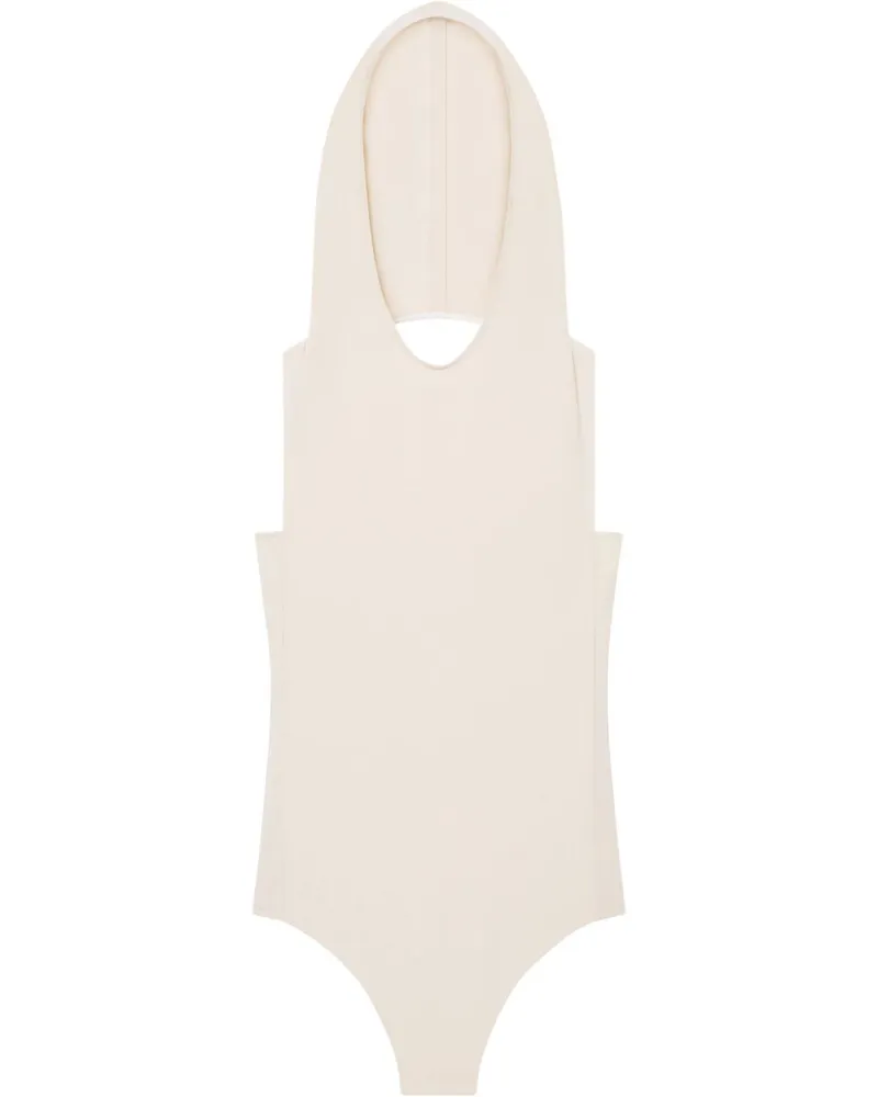 Courrèges Illusion Body mit Kapuze - Nude Nude