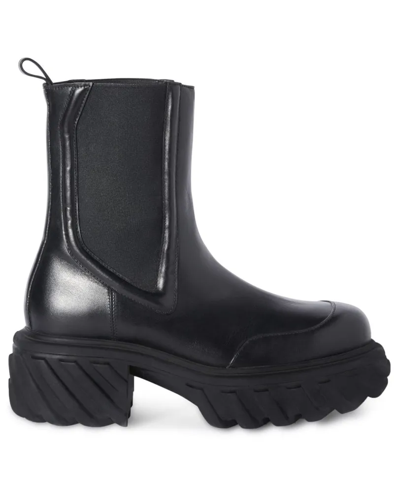 OFF-WHITE Tractor Motor Stiefel - Schwarz Schwarz