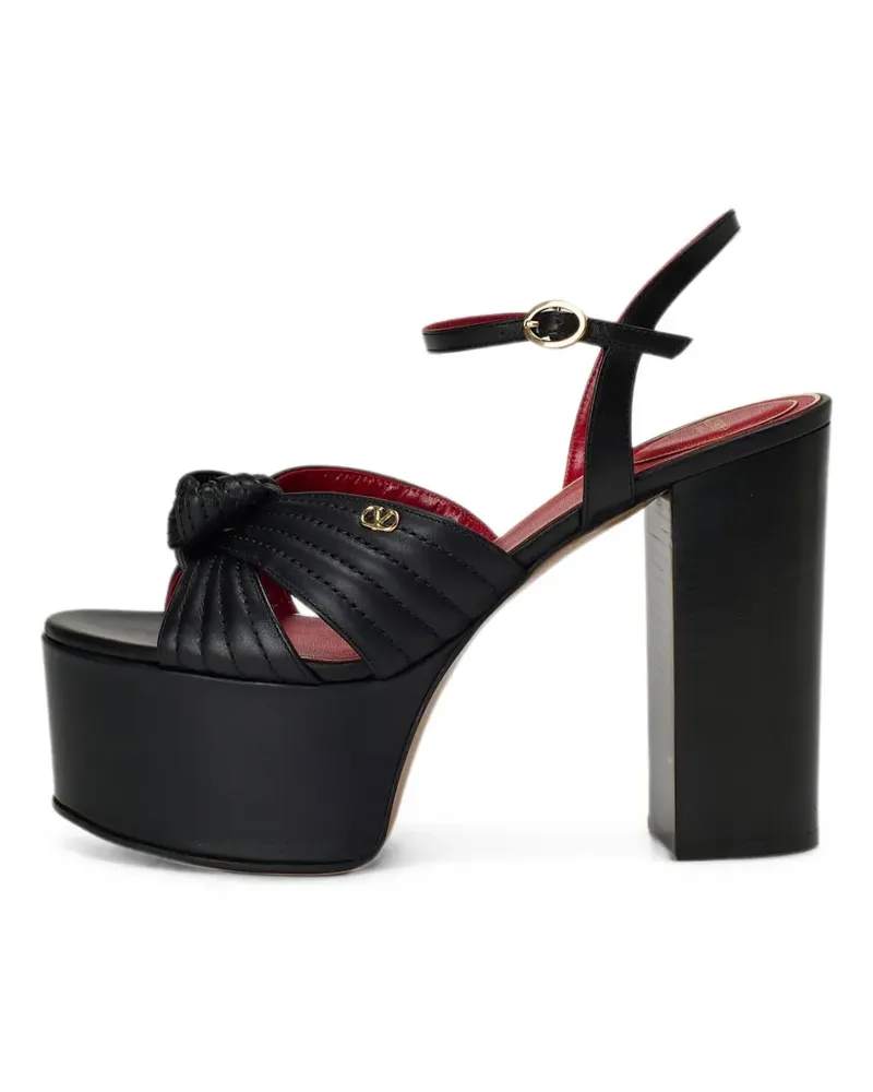 Valentino Garavani Panthea Plateau-Sandalen - Schwarz Schwarz