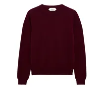 Kaschmirpullover mit Rundhalsausschnitt - Rot