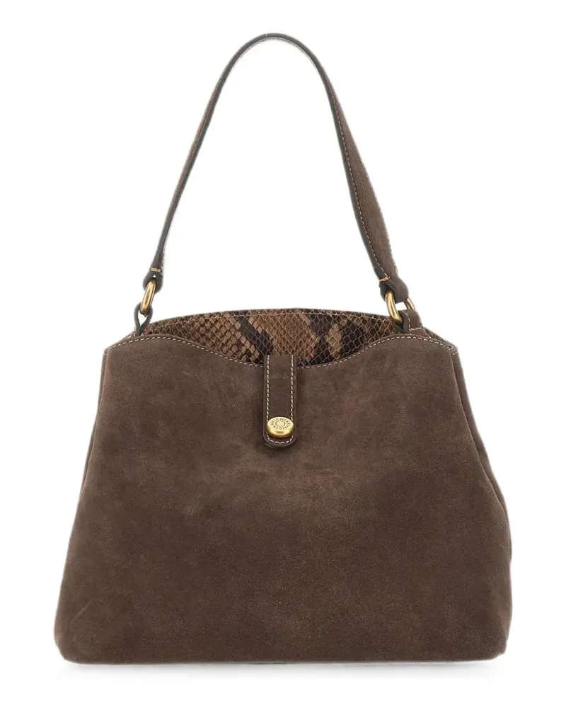Gianni Chiarini Fiona suede tote bag - Braun Braun