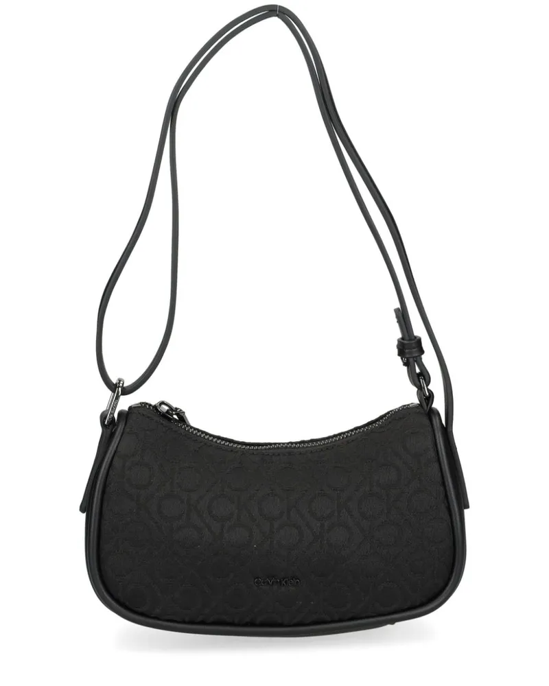 Calvin Klein Schultertasche mit Logo-Print - Schwarz Schwarz