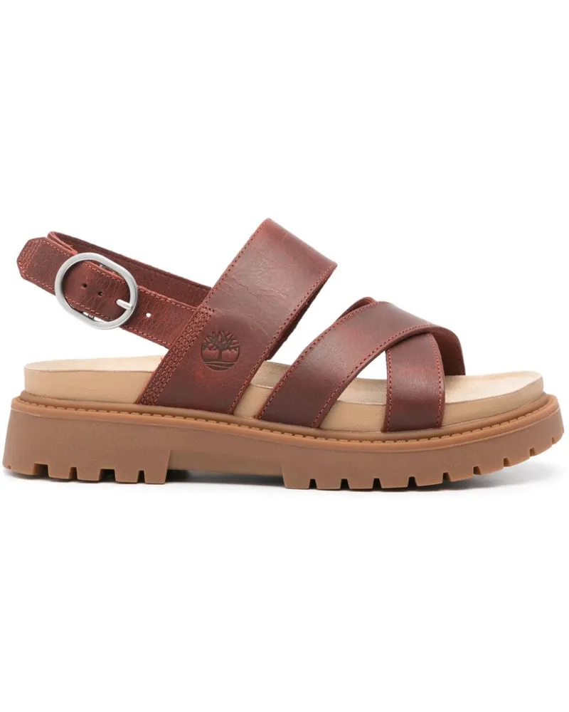 Timberland Sandalen mit Logo-Prägung Rot