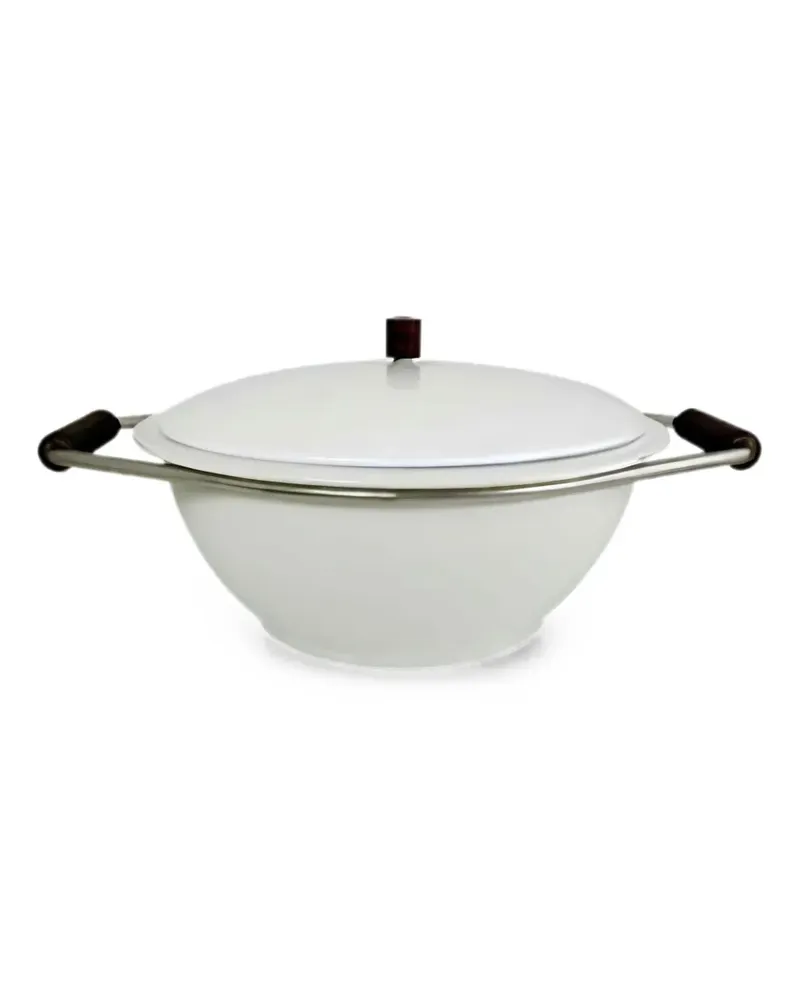 Ginori 1735 lid-inclusive two-handle casserole dish - Weiß Weiß