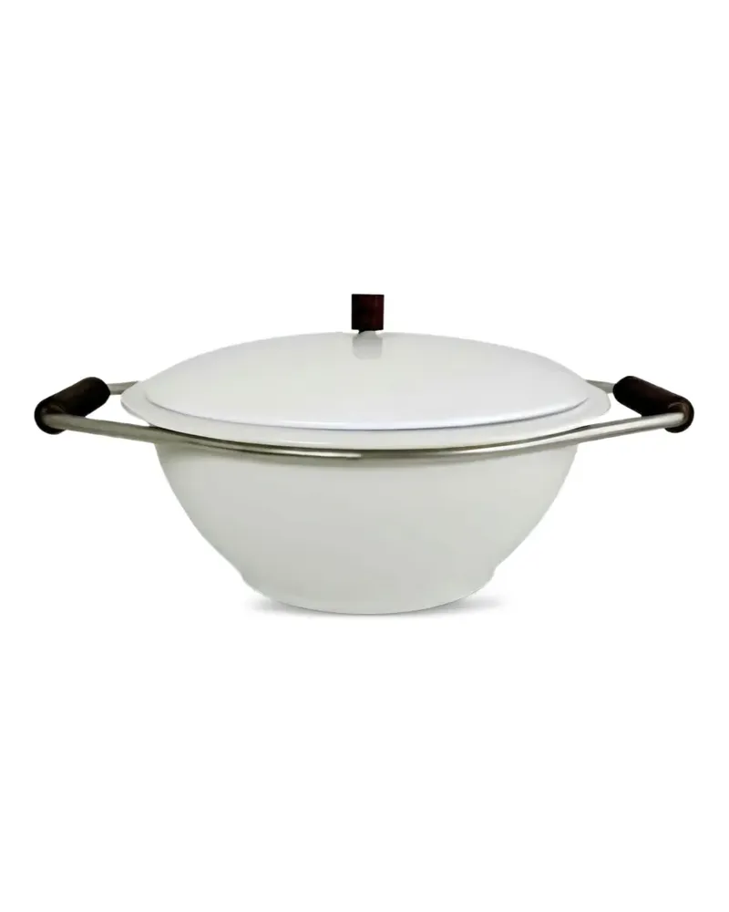 Ginori 1735 lid-inclusive two-handle casserole dish - Weiß Weiß