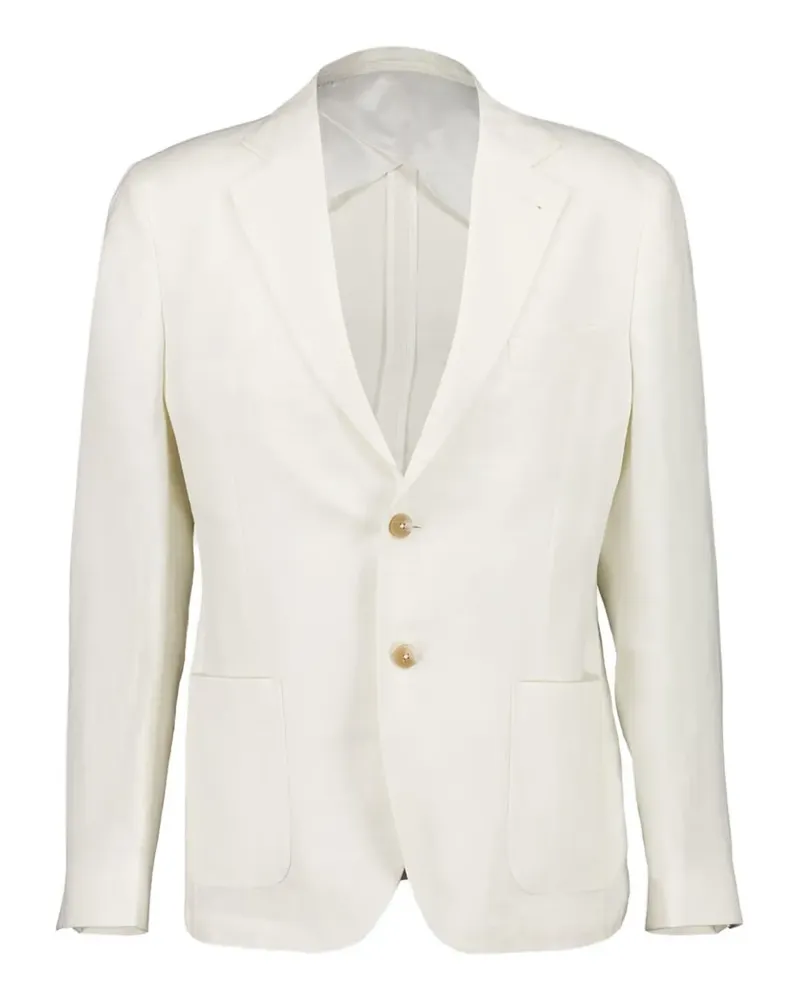 Frescobol Carioca Sakko aus Leinen - Weiß Weiß