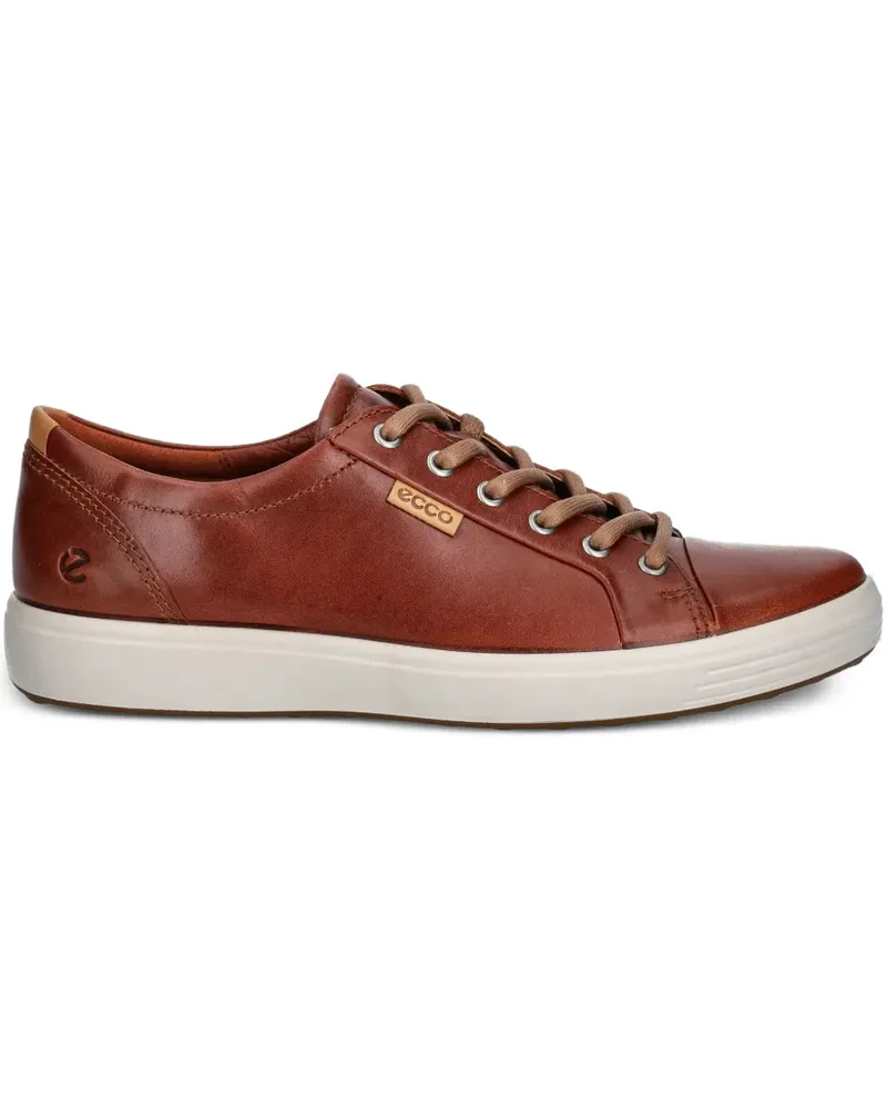 Ecco Soft 7 lace-up sneakers - Braun Braun