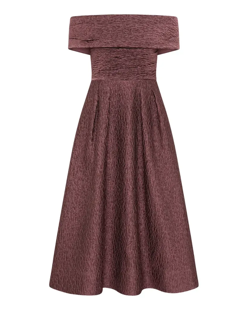 Rebecca Vallance Schulterfreies Adalin Midikleid - Violett Violett