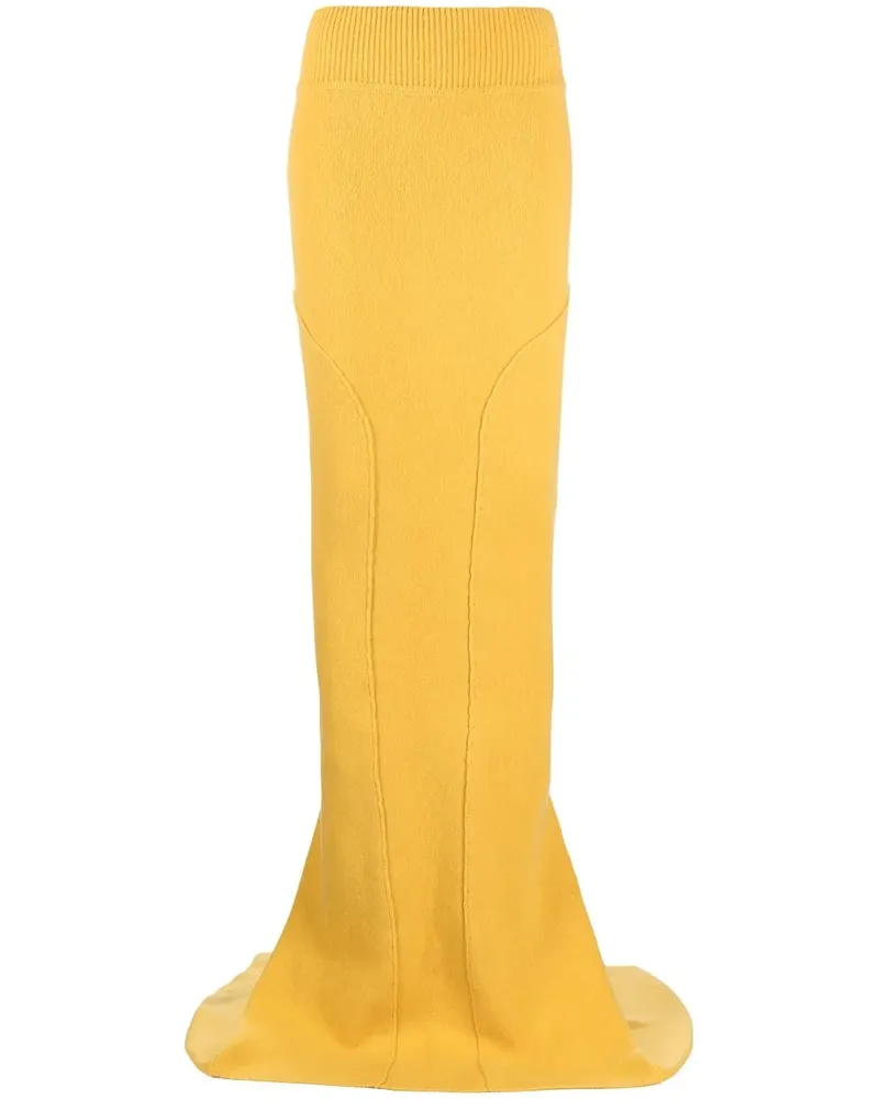 Rick Owens Gestrickter Rock mit Einsätzen - 12 LEMON 12