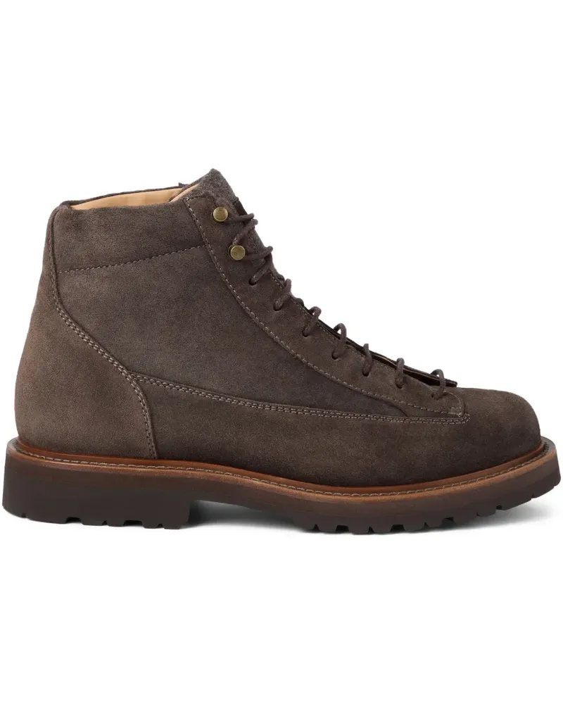 Brunello Cucinelli Hiking-Boots aus Wildleder - Braun Braun