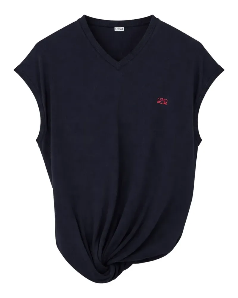 Loewe V-neck sweater - Blau Blau