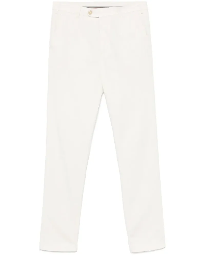 Canali Hose mit Tapered-Bein - Nude Nude
