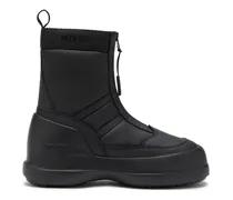Luna Stiefel mit Logo-Print - Schwarz