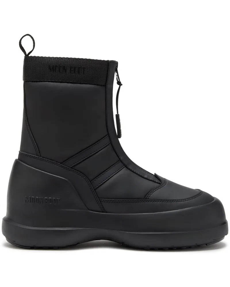 Moon Boot Luna Stiefel mit Logo-Print Schwarz