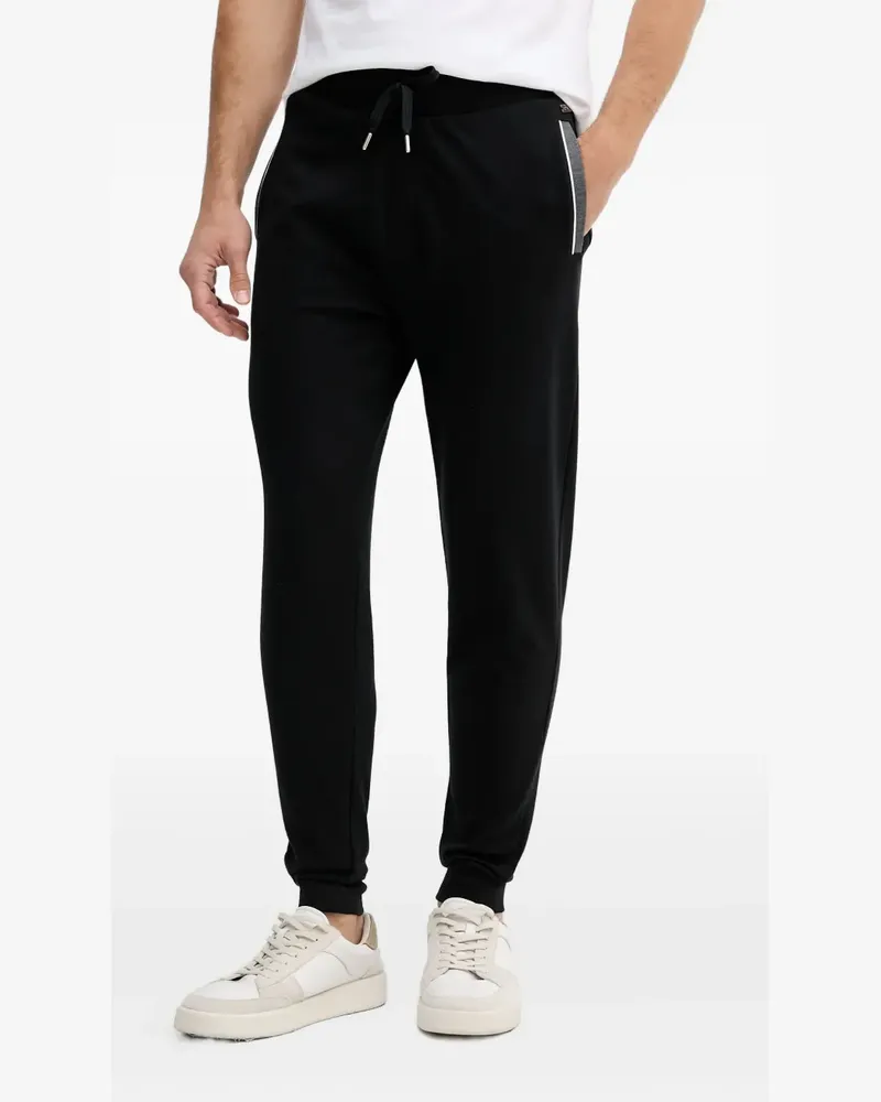 HUGO BOSS Hose mit Kordelzug - Schwarz Schwarz