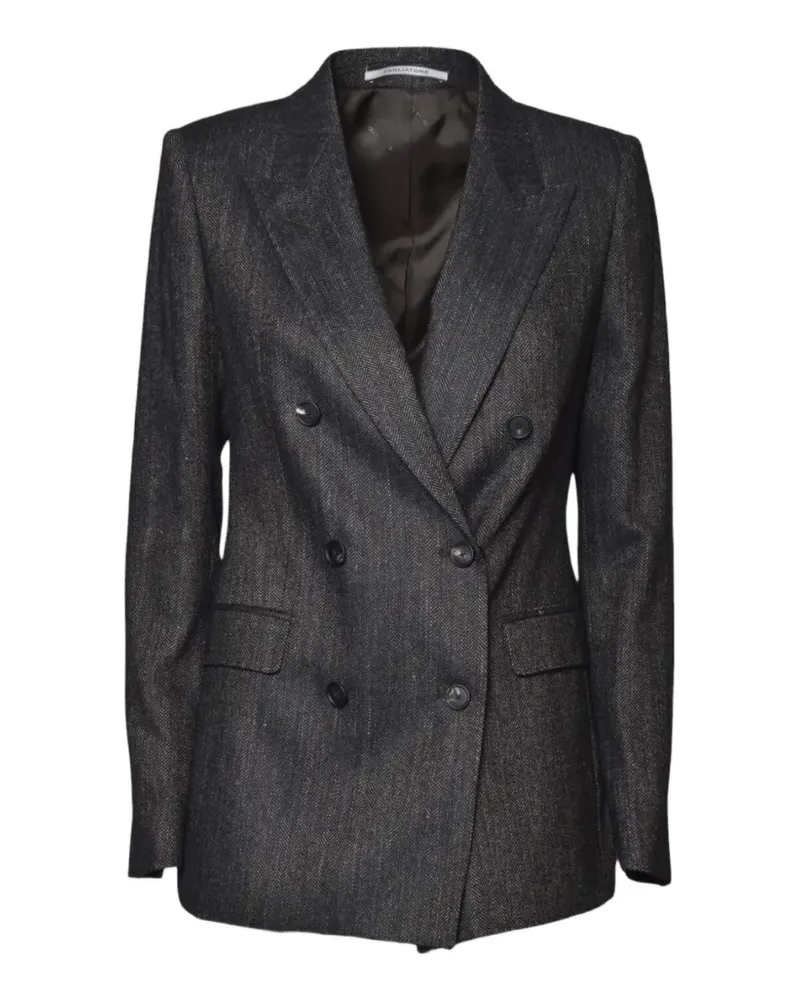 Tagliatore Doppelreihige Parisian Jacke - Braun Braun