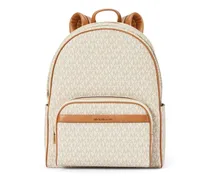 Großer Rucksack aus Monogramm-Canvas - Nude