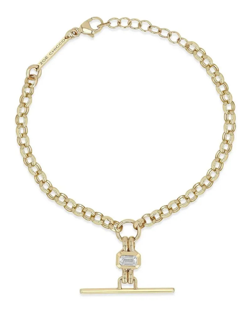 ZOË CHICCO Armband mit Knebelverschluss - Gold Gold