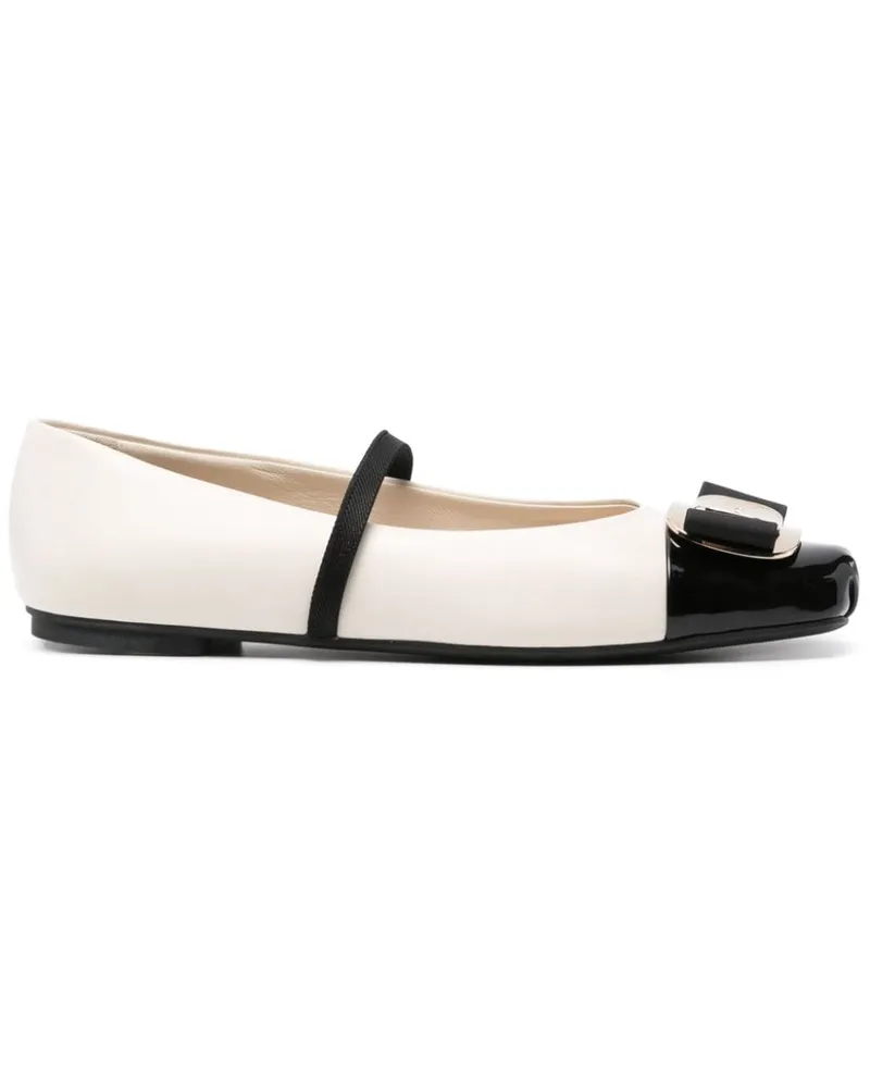 Ferragamo New Vara Ballerinas - Nude Nude
