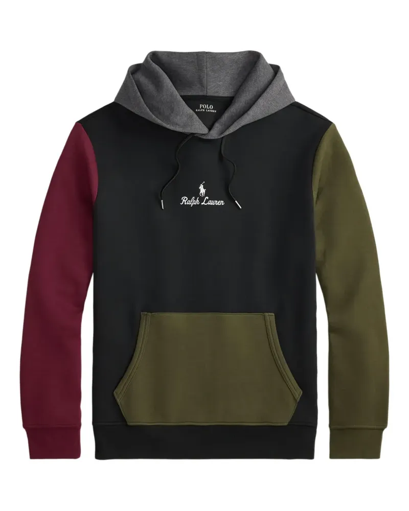 Ralph Lauren Hoodie in Colour-Block-Optik - Schwarz Schwarz
