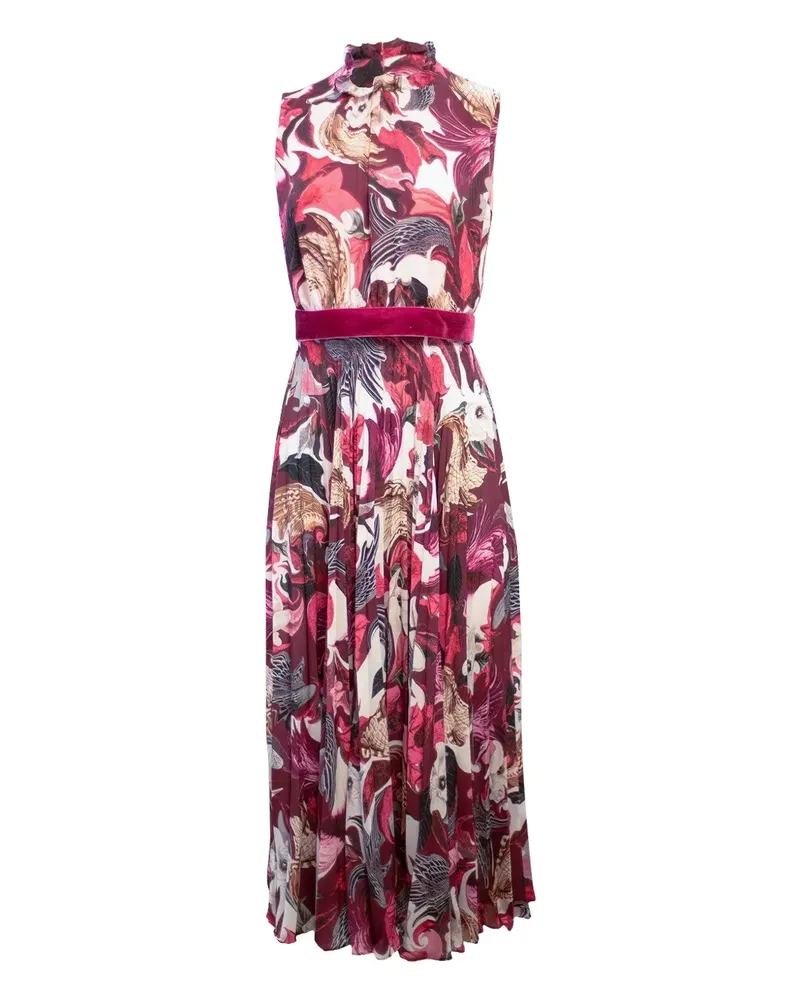 Mary Katrantzou Hollie Midikleid - Rosa Rosa