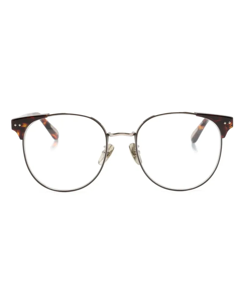 Linda Farrow Eckige Spence Brille - Silber Silber