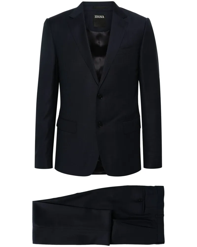 Ermenegildo Zegna Einreihiger Anzug - Blau Blau