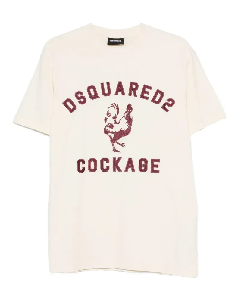Dsquared2 T-Shirt mit grafischem Print - Nude Nude
