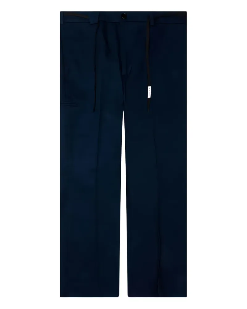 Marni Hose mit Kordelzug - Blau Blau