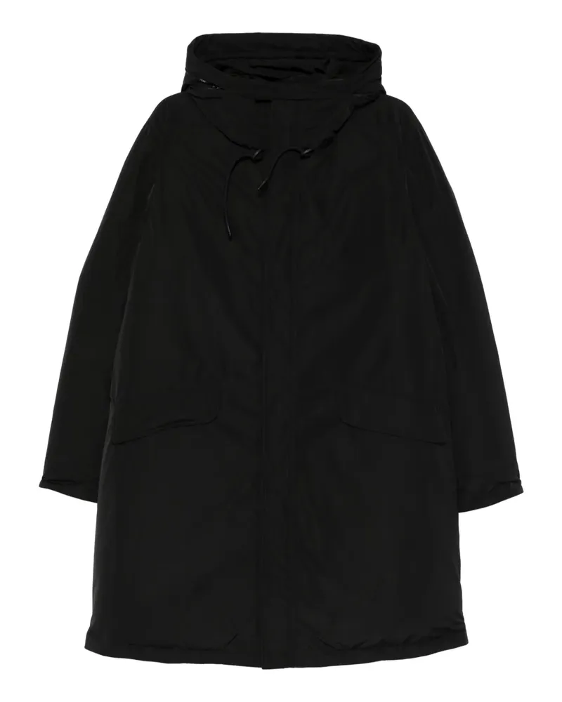 ASPESI Azoto Kapuzenmantel - Schwarz Schwarz