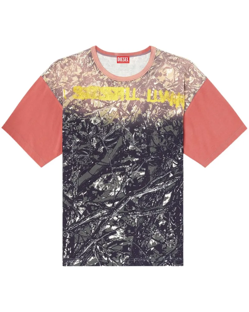 Diesel T-Boxt-Camou T-Shirt - Grau Grau