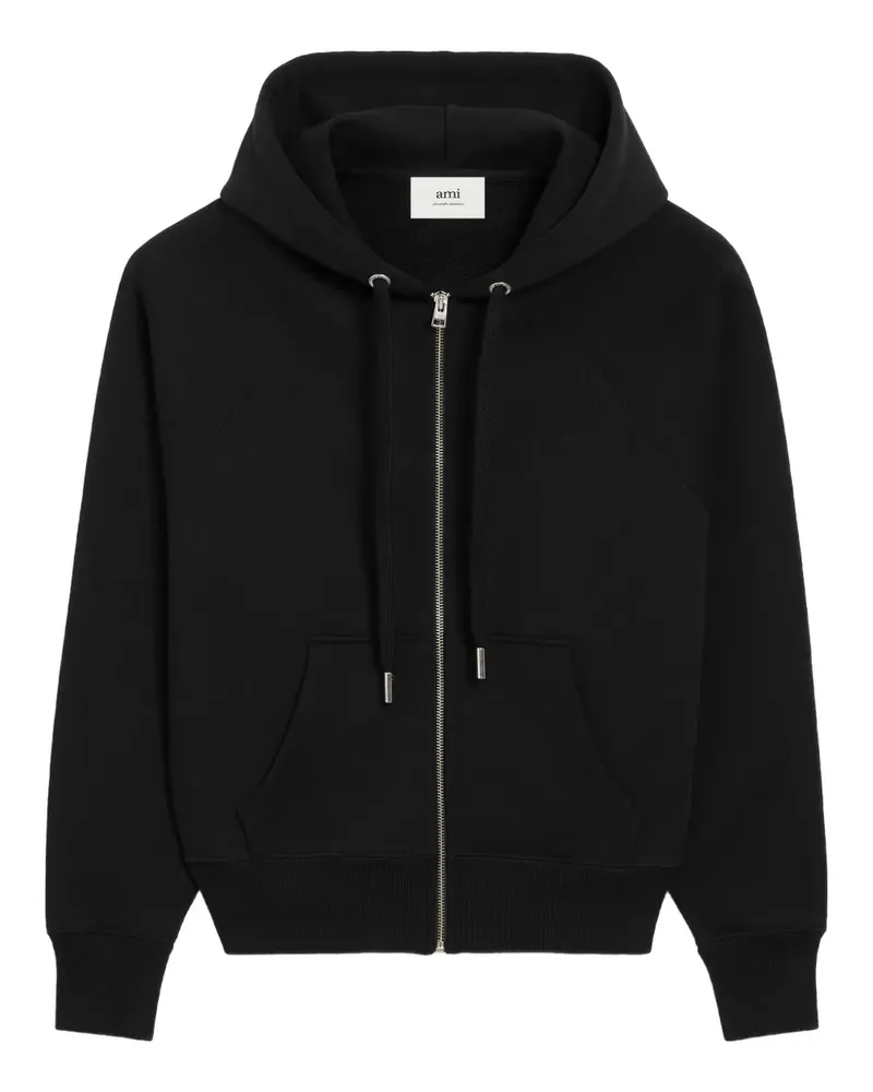 AMI Paris Ami de Coeur Kapuzenjacke - Schwarz Schwarz