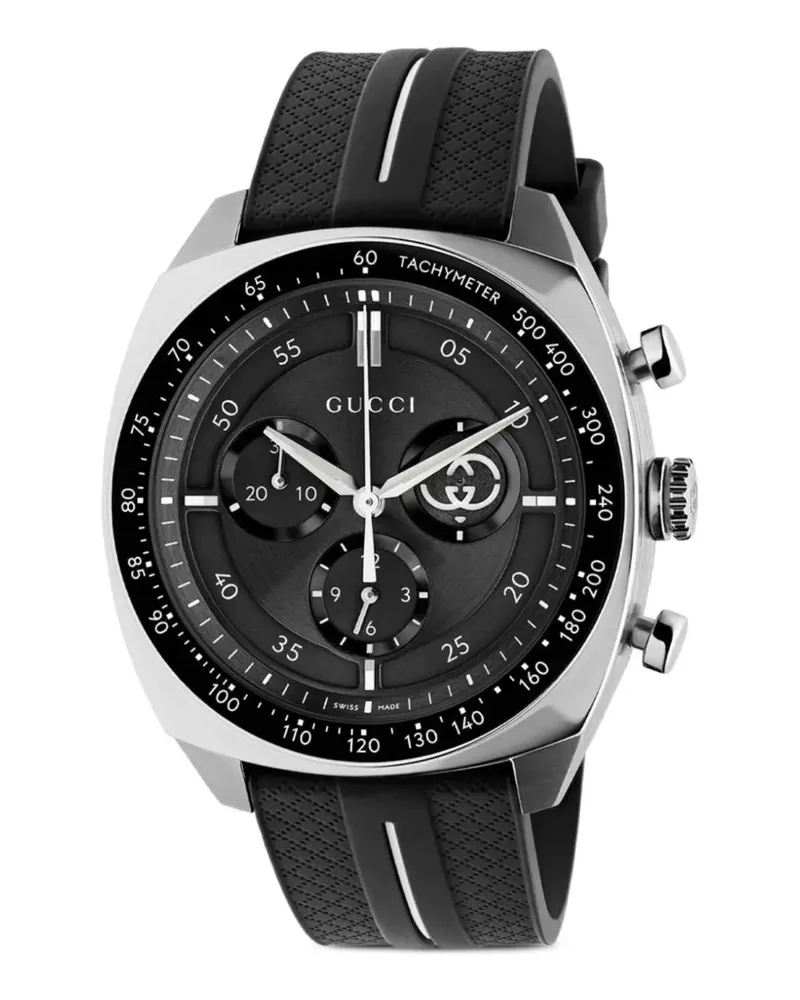 Gucci Interlocking watch, 41mm - Schwarz Schwarz
