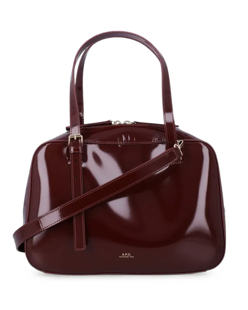 A.P.C. Virginie Tote Bag mit Schnalle - Rot Rot