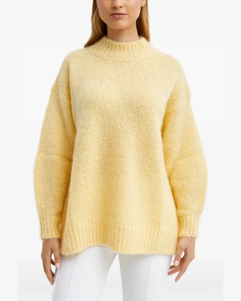 Isabel Marant round-neck long-sleeve sweater - Gelb Gelb