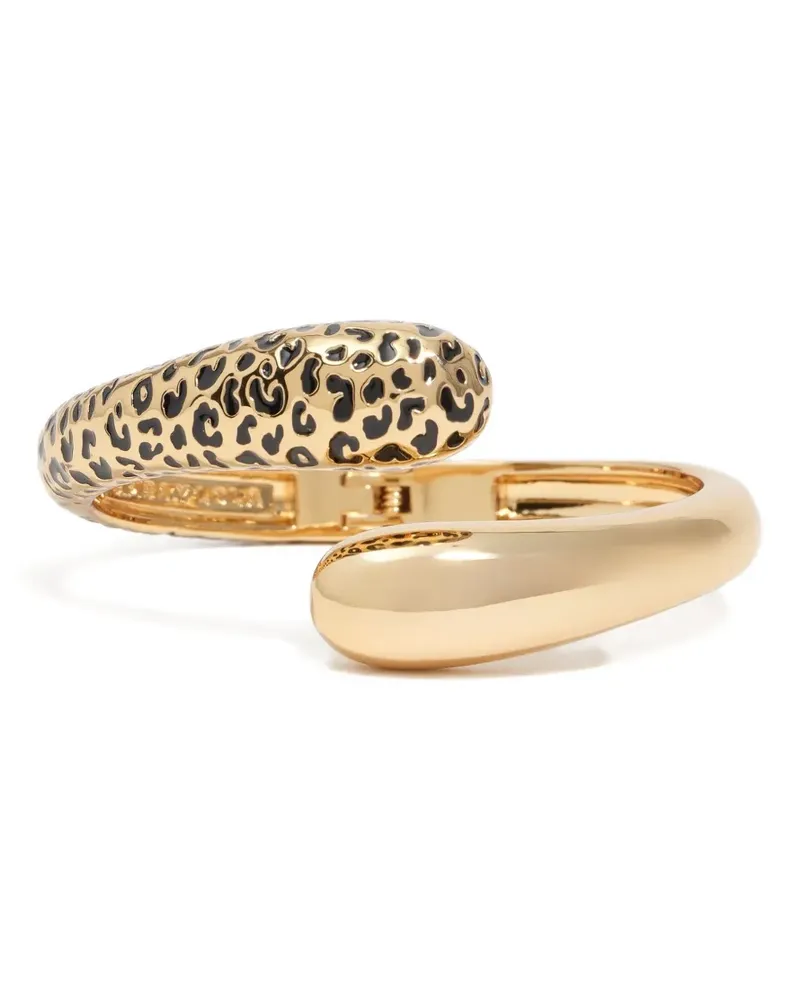 BIMBA Y LOLA Armband mit Leoparden-Print - Gold Gold