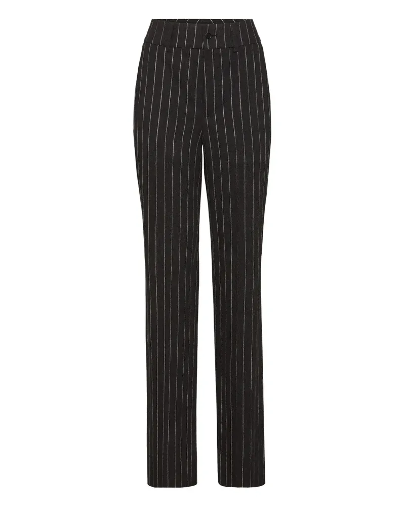 Philipp Plein Hose mit Nadelstreifen - Grau Grau