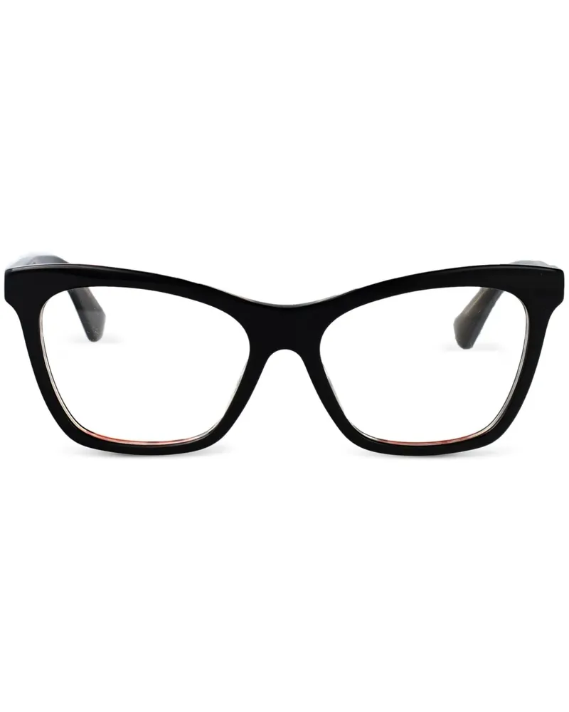 Burberry Brille mit Vintage Check - Schwarz Schwarz