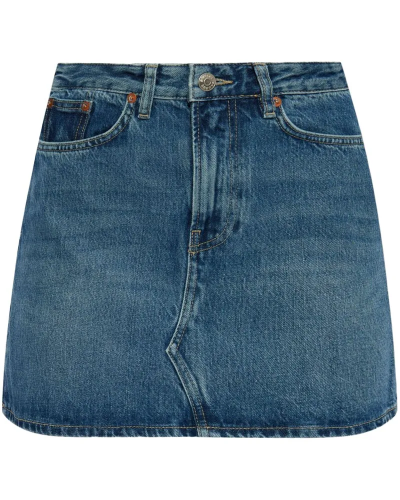 Samsøe & Samsøe Jeansrock aus Bio-Baumwolle - Blau Blau