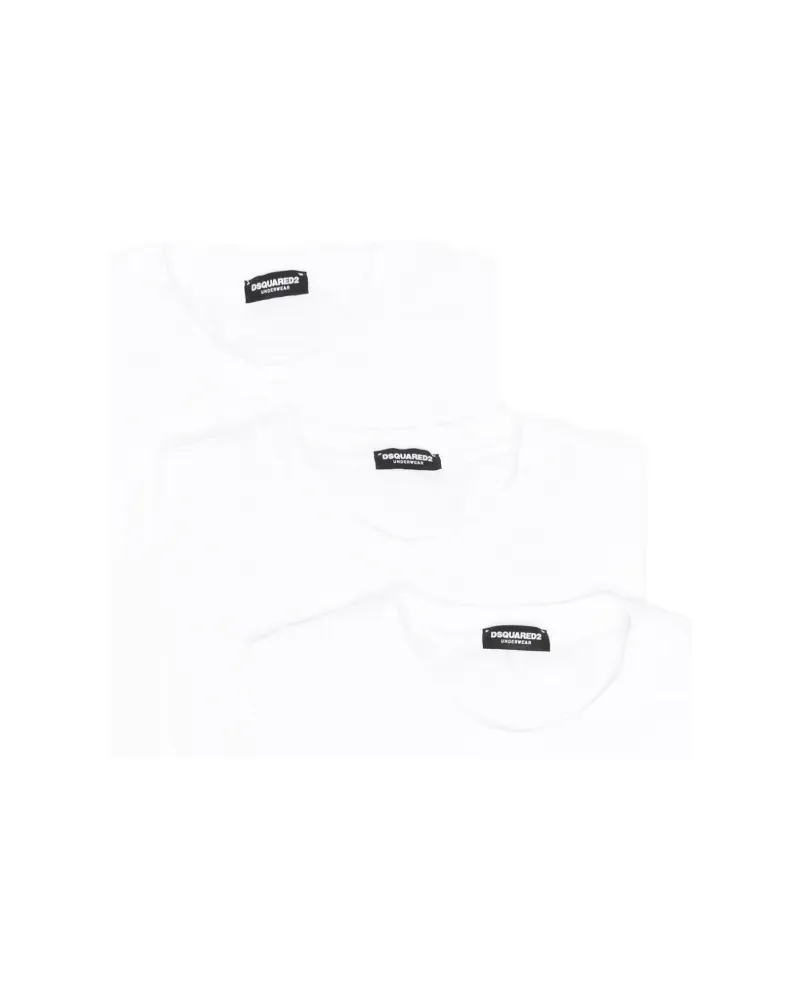 Dsquared2 crew-neck T-shirt (set of three) - Weiß Weiß