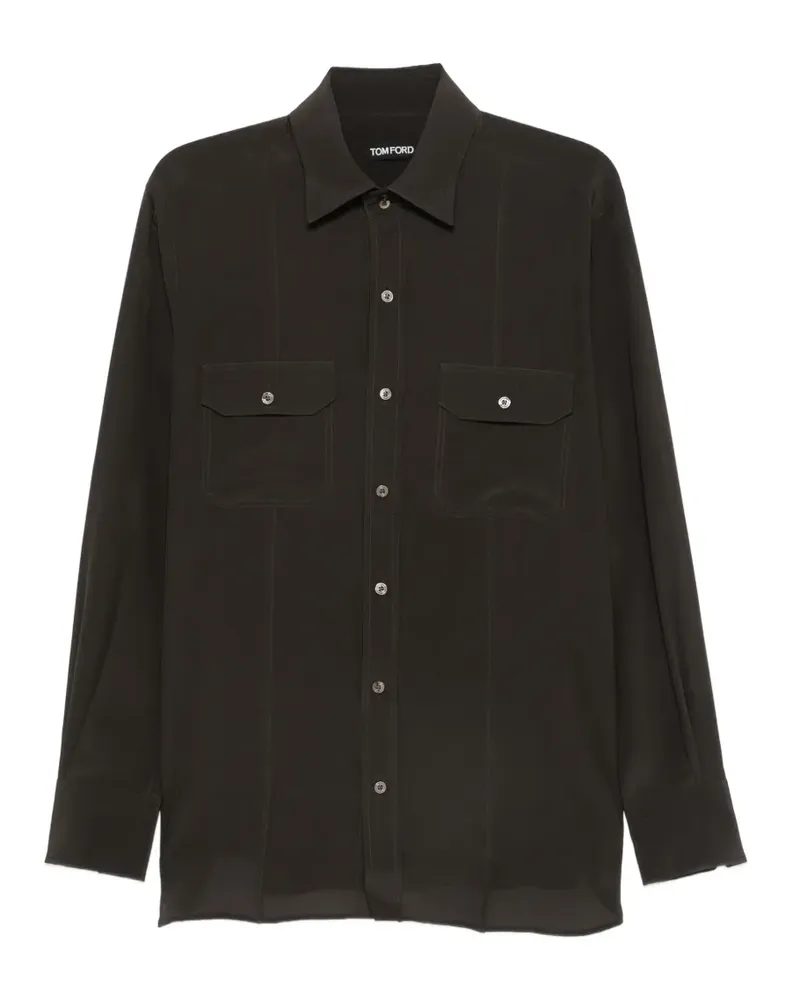 Tom Ford chest-pocket shirt - Braun Braun