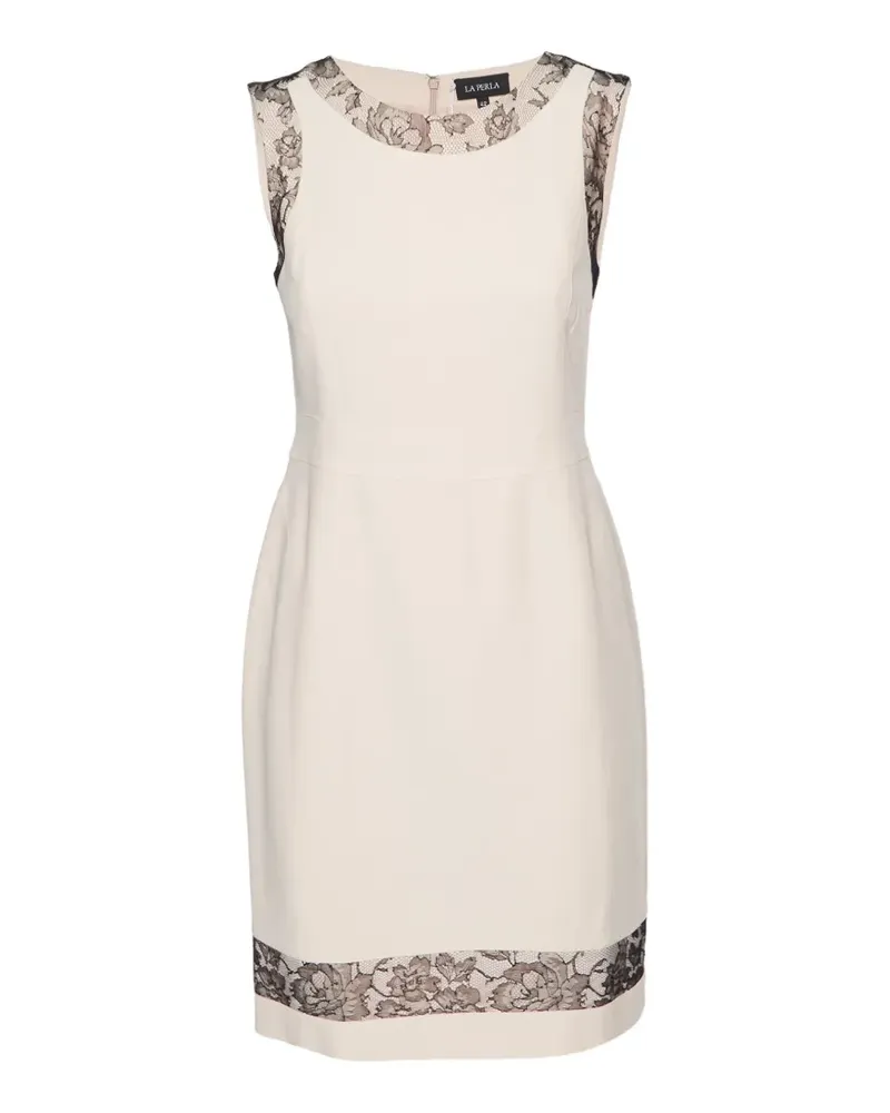 La Perla lace-trim shift mini dress - Rosa Rosa