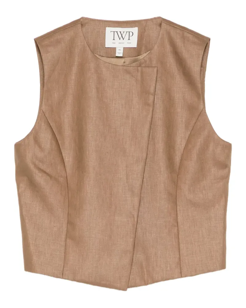 TWP Asymmetrisches Top - Nude Nude