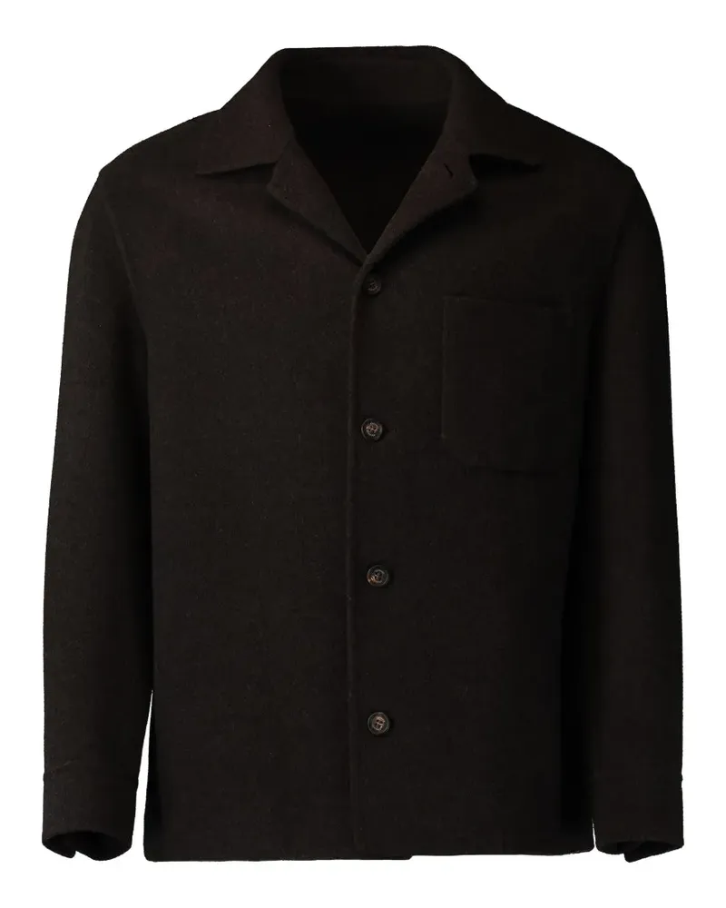 Eleventy button-fastening chest-pocket jacket - Braun Braun