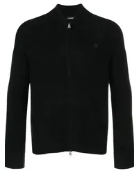 J.Lindeberg Cardigan mit Logo-Patch Schwarz