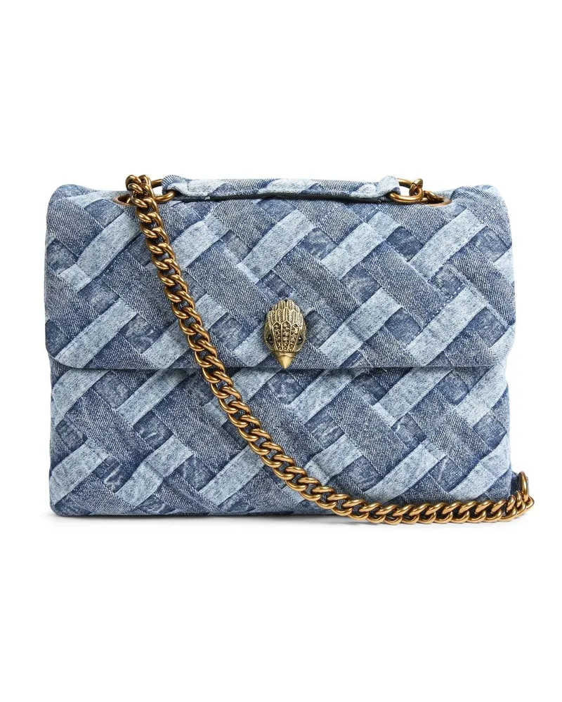 Kurt Geiger Große Kensington Schultertasche - Blau Blau