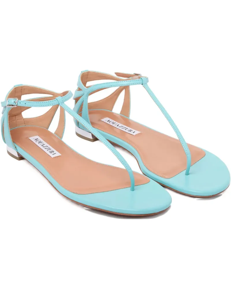 Aquazzura Flache Sandalen - Blau Blau
