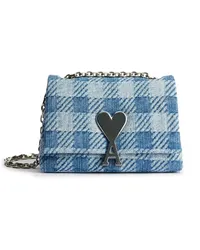 AMI Paris Mini Voulez-Vous Schultertasche Blau