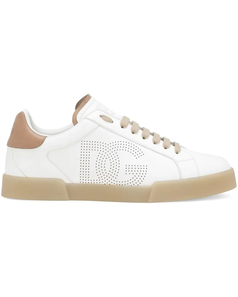 Dolce & Gabbana Portofino Sneakers - Weiß Weiß