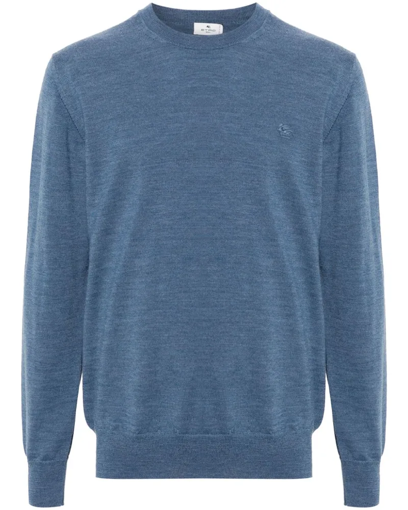 Etro Pullover aus Woll-Jacquard - Blau Blau